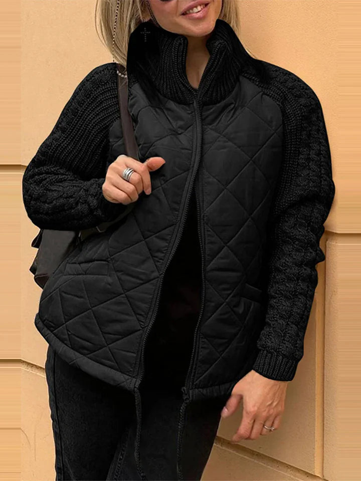 Belina™ | Casual Patchwork Jas met Rits