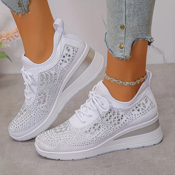 Giselle™ | Orthopedische sneakers met sprankelende strass