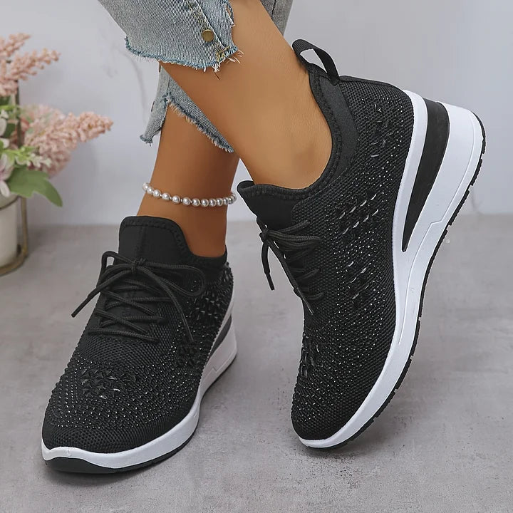 Giselle™ | Orthopedische sneakers met sprankelende strass