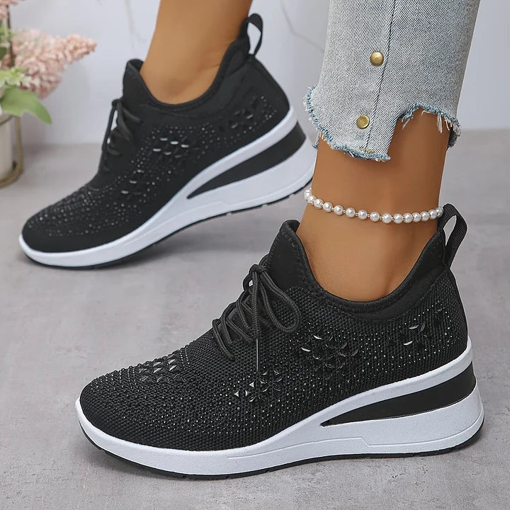 Giselle™ | Orthopedische sneakers met sprankelende strass
