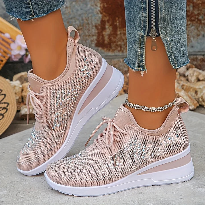 Giselle™ | Orthopedische sneakers met sprankelende strass