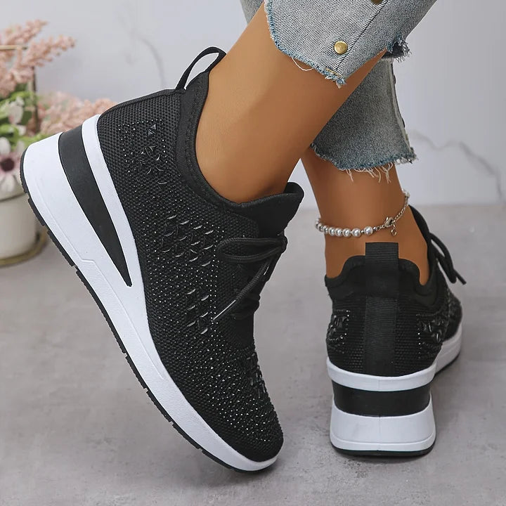 Giselle™ | Orthopedische sneakers met sprankelende strass