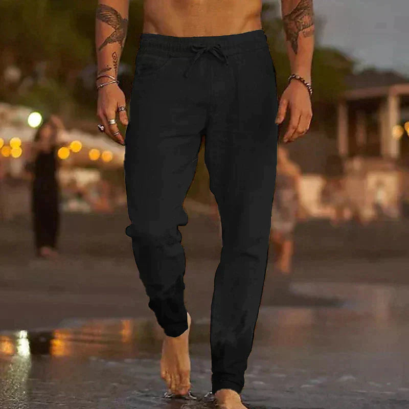 Virgil™ | Linnen strandbroek