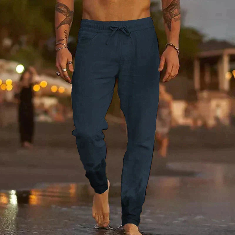 Virgil™ | Linnen strandbroek
