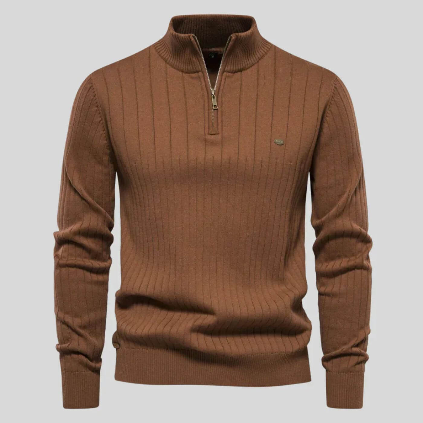 Flint™ | Klassieke Gebreide Quarter-Zip Trui