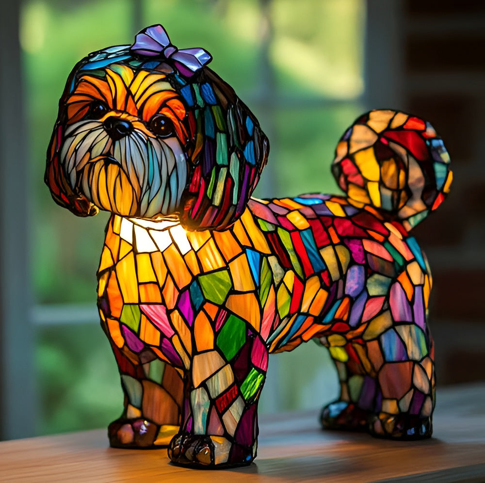Mimi – Magische hondenspiegel met gekleurd glas