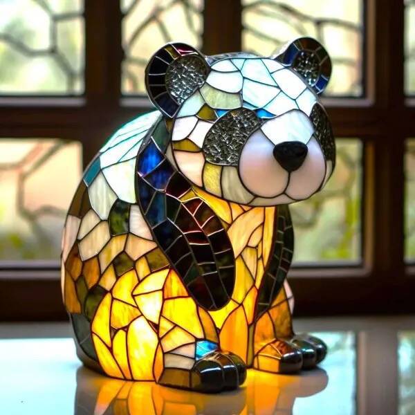 Loustic – Magische Panda-glazen lamp