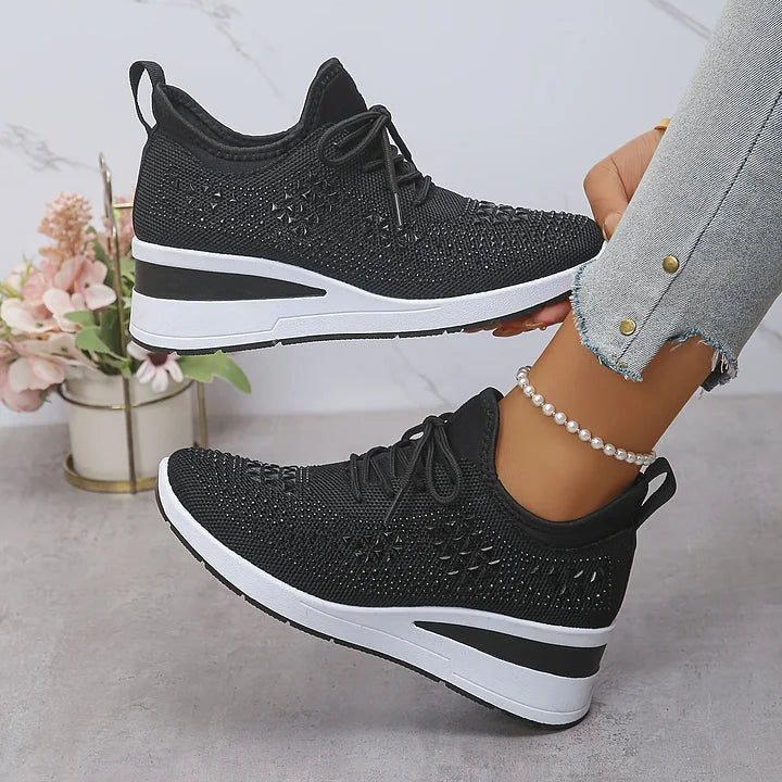 Giselle™ | Orthopedische sneakers met sprankelende strass