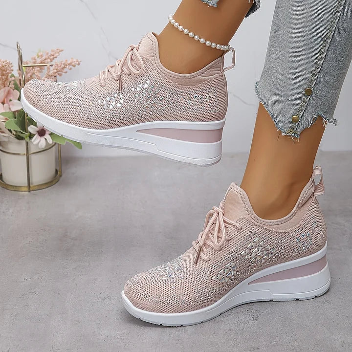 Giselle™ | Orthopedische sneakers met sprankelende strass