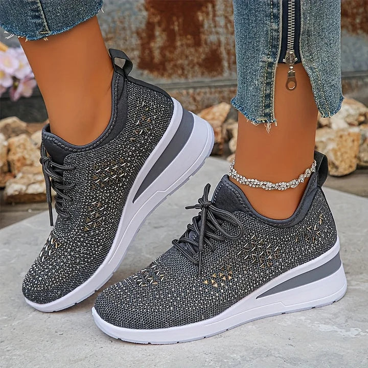 Giselle™ | Orthopedische sneakers met sprankelende strass