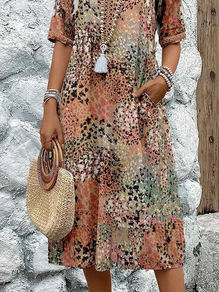 Lina™ | Midi-jurk met print
