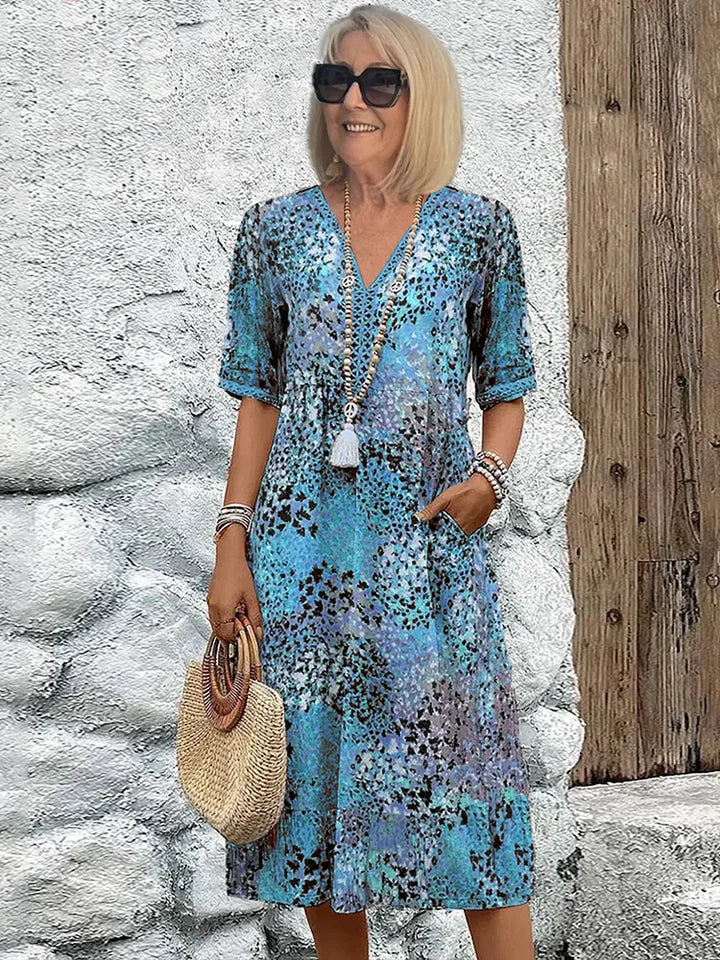 Lina™ | Midi-jurk met print