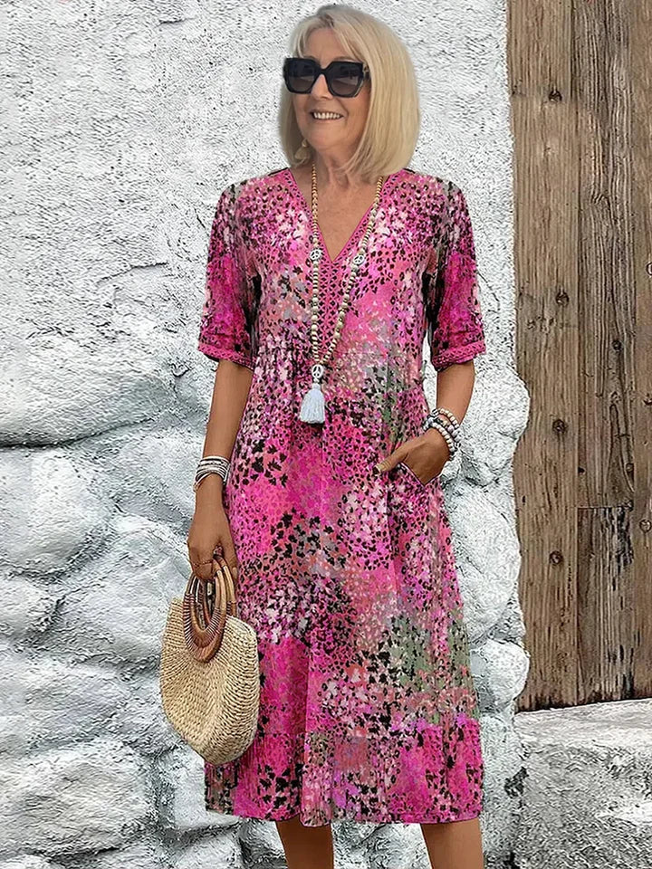 Lina™ | Midi-jurk met print