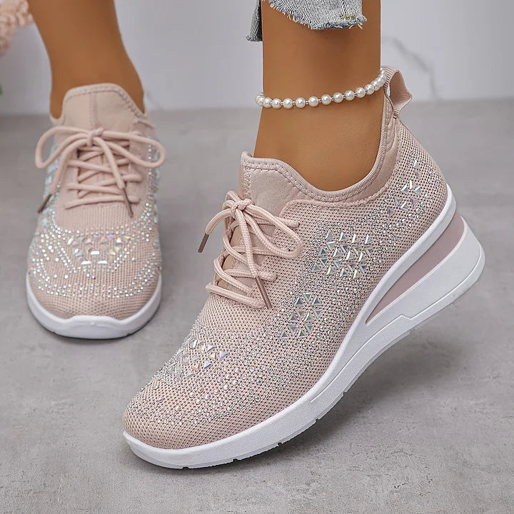 Giselle™ | Orthopedische sneakers met sprankelende strass