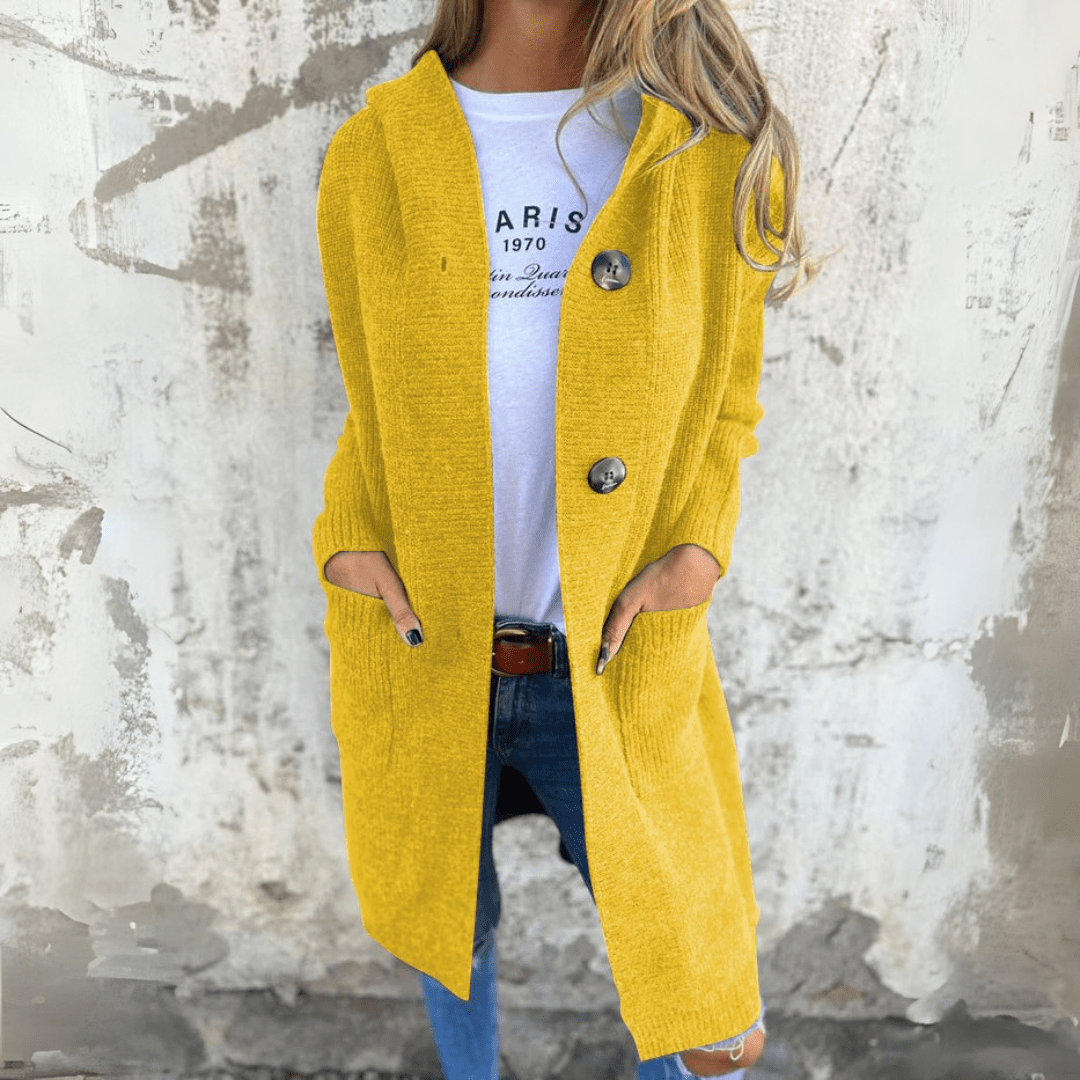 Monica™ | Lange en Elegante Dames Cardigan