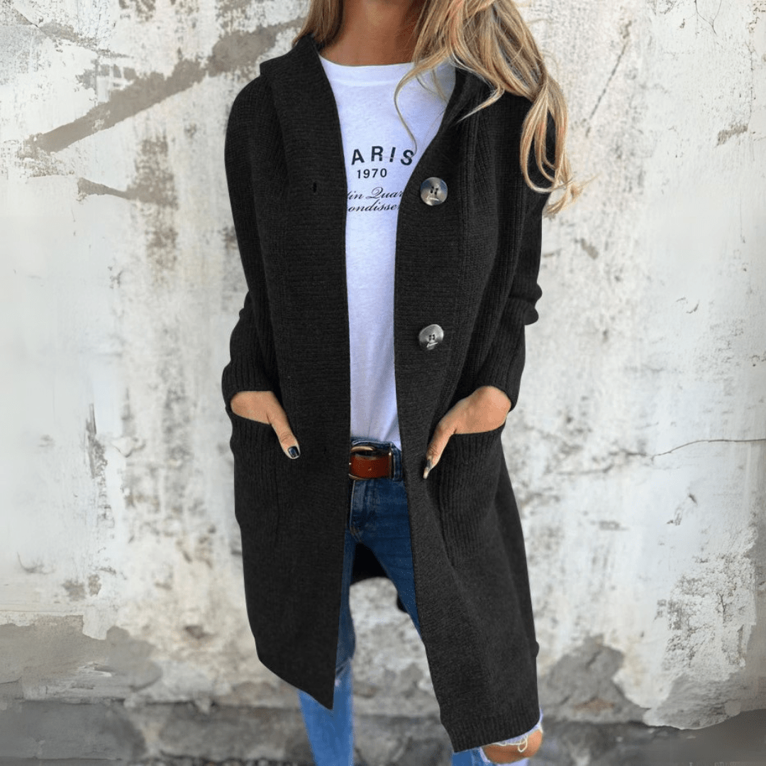 Monica™ | Lange en Elegante Dames Cardigan