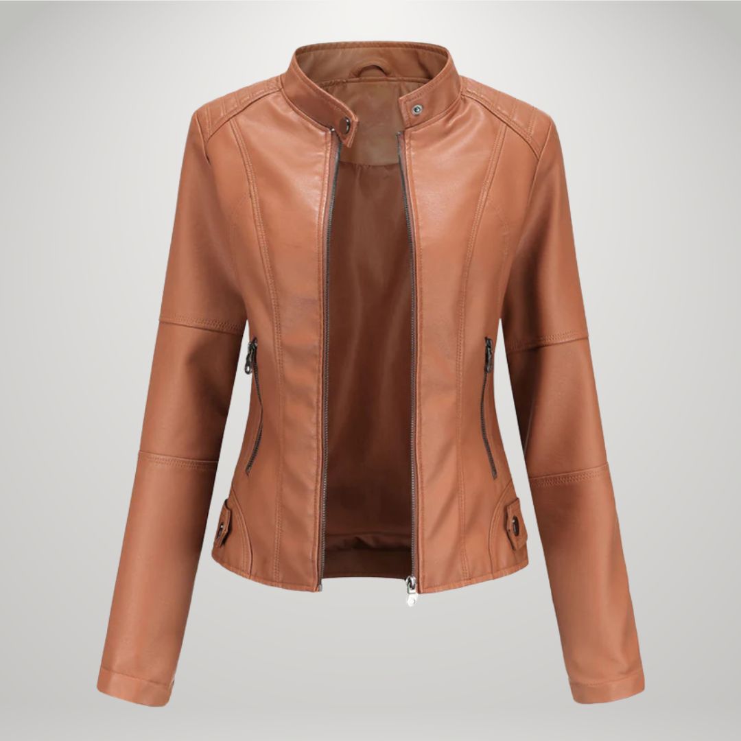 Lucyna™ | Lederen bikerjas