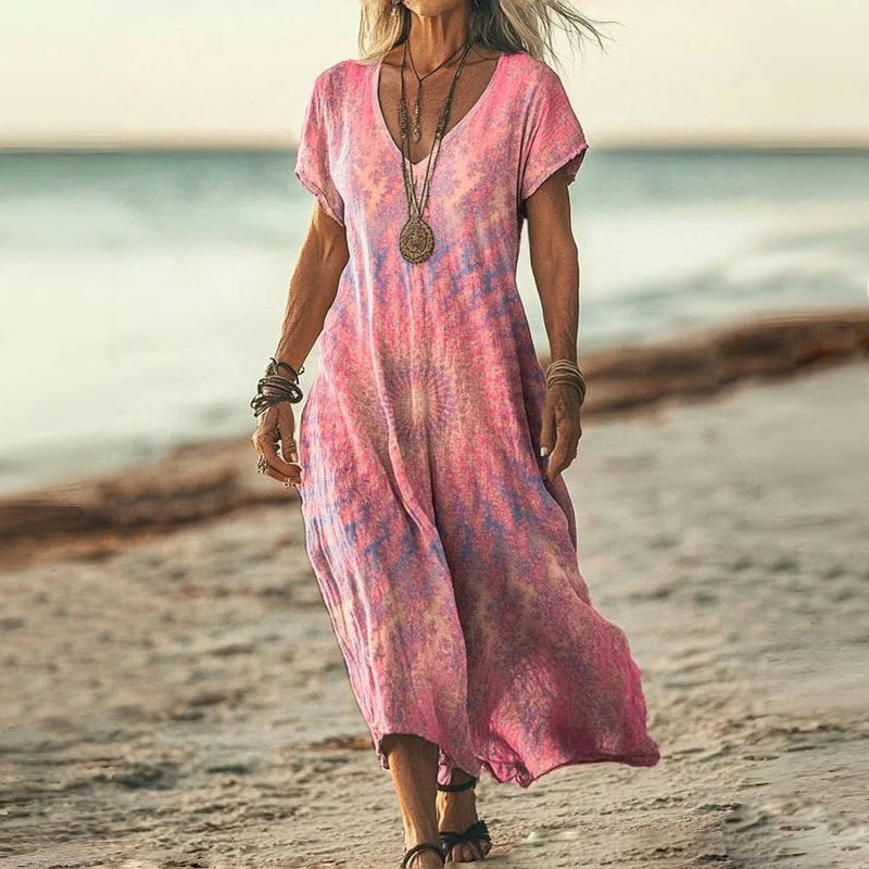 Anouk™ | Jurk met vintage verloop en zomerse touch
