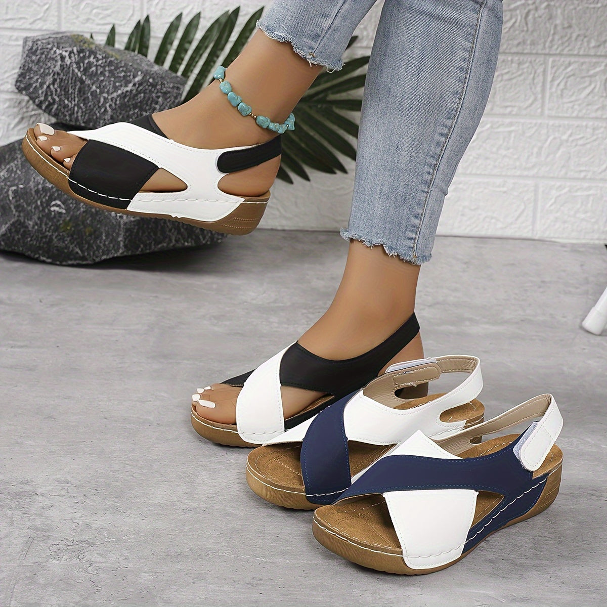 Orthopro™ | orthopedische sandalen van veganistisch leer