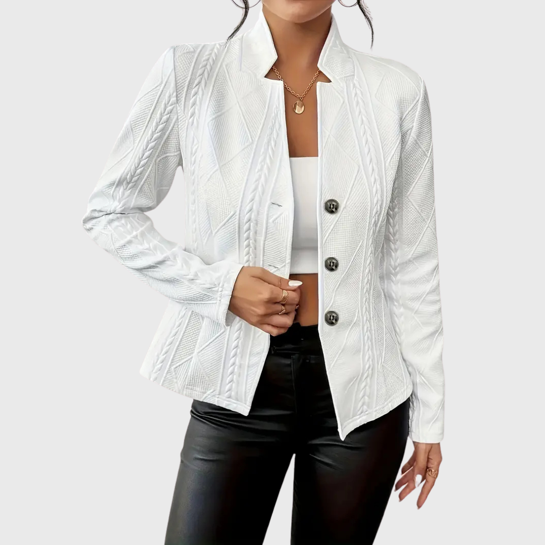 Cassy™ | Blazer met Elegante Details