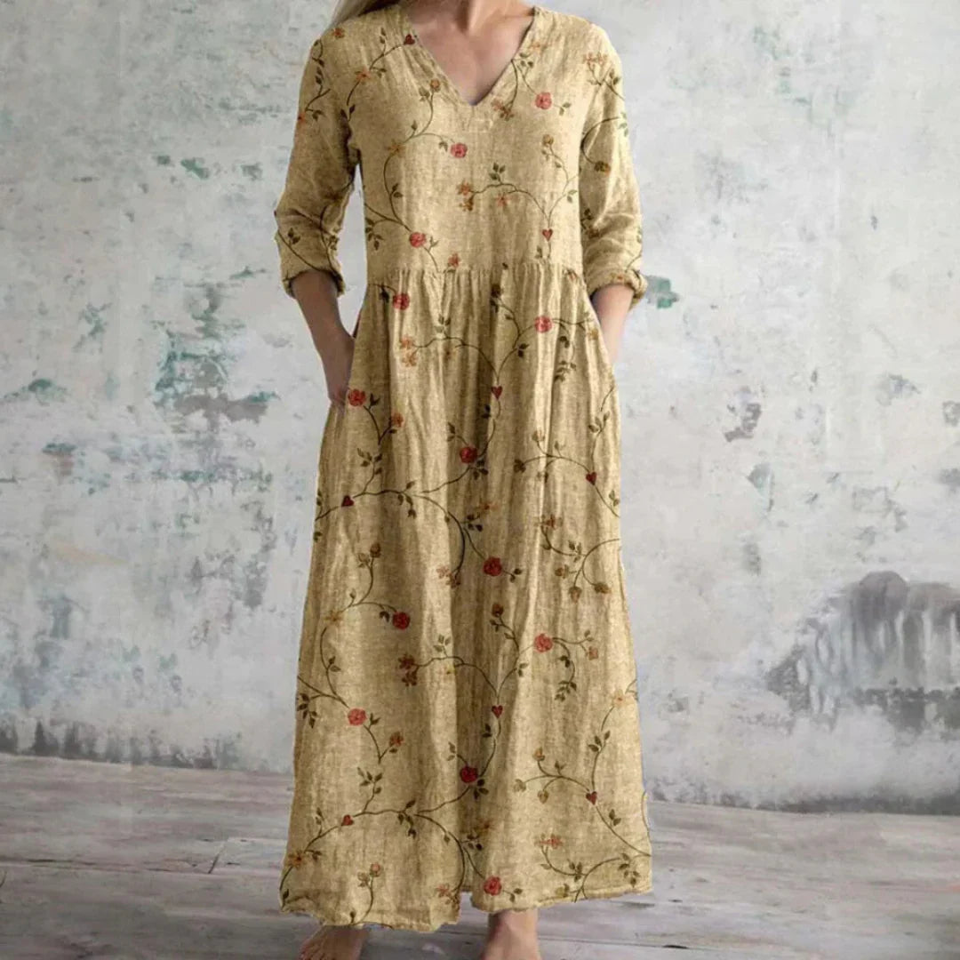 Romy™ | Boheemse Bloemenjurk