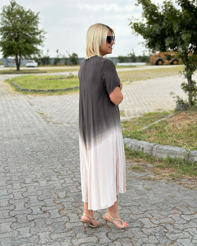 Manuela™ | Elegante jurk met korte mouwen