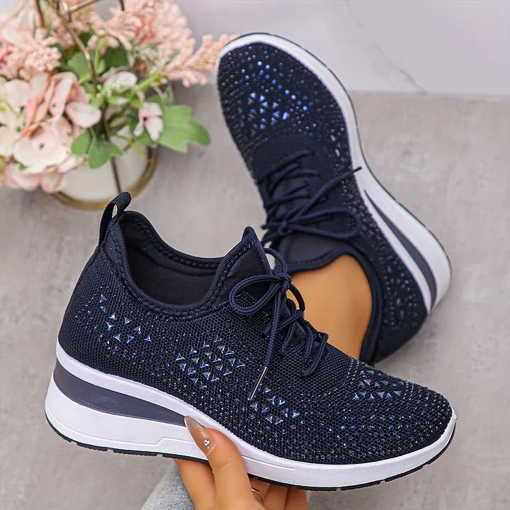Giselle™ | Orthopedische sneakers met sprankelende strass