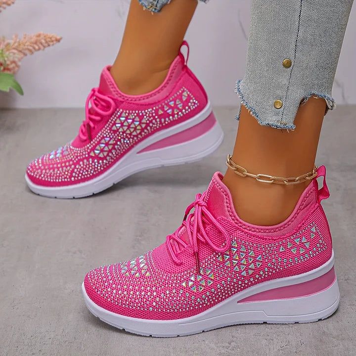 Giselle™ | Orthopedische sneakers met sprankelende strass