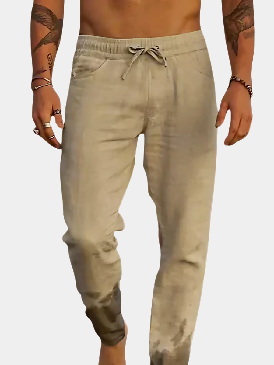 Virgil™ | Linnen strandbroek