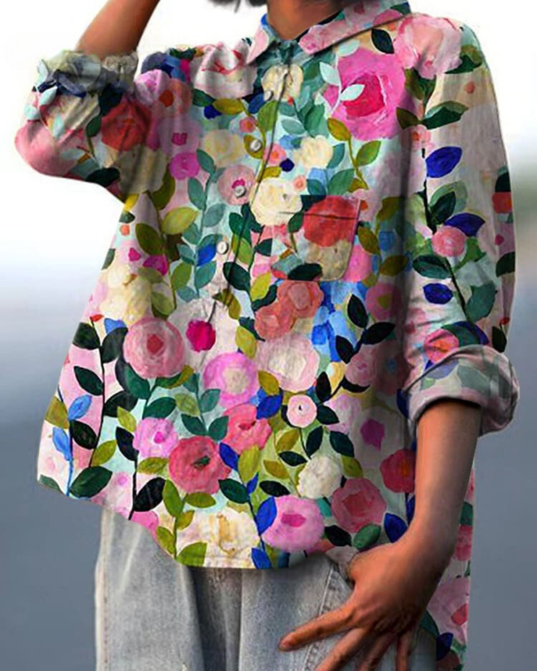 Louise™ | Blouse met bloemenprint