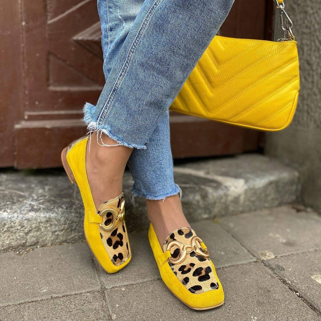 Silke™ | Sneakers met Dierenprint en Decoratieve Gesp