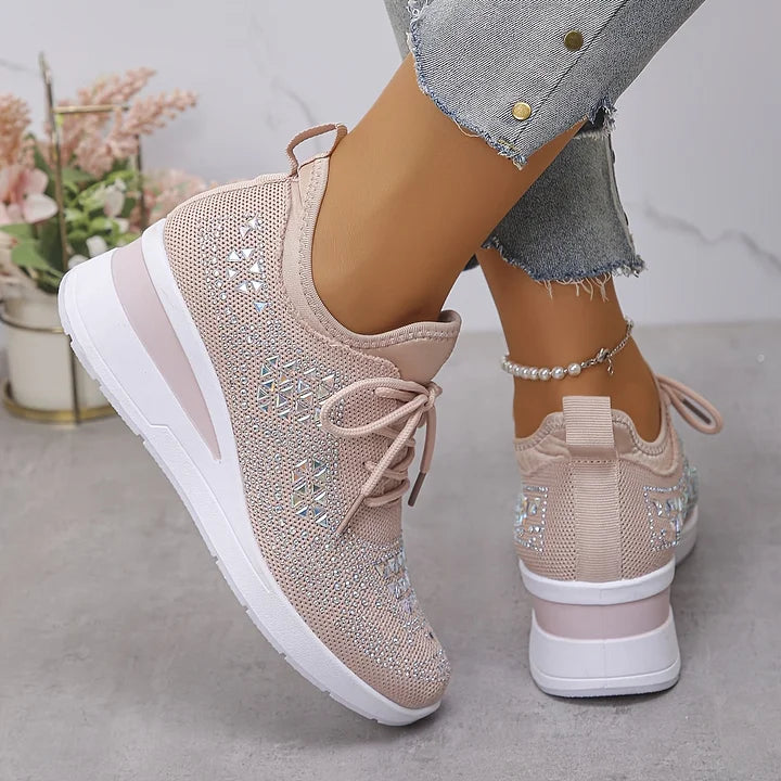 Giselle™ | Orthopedische sneakers met sprankelende strass