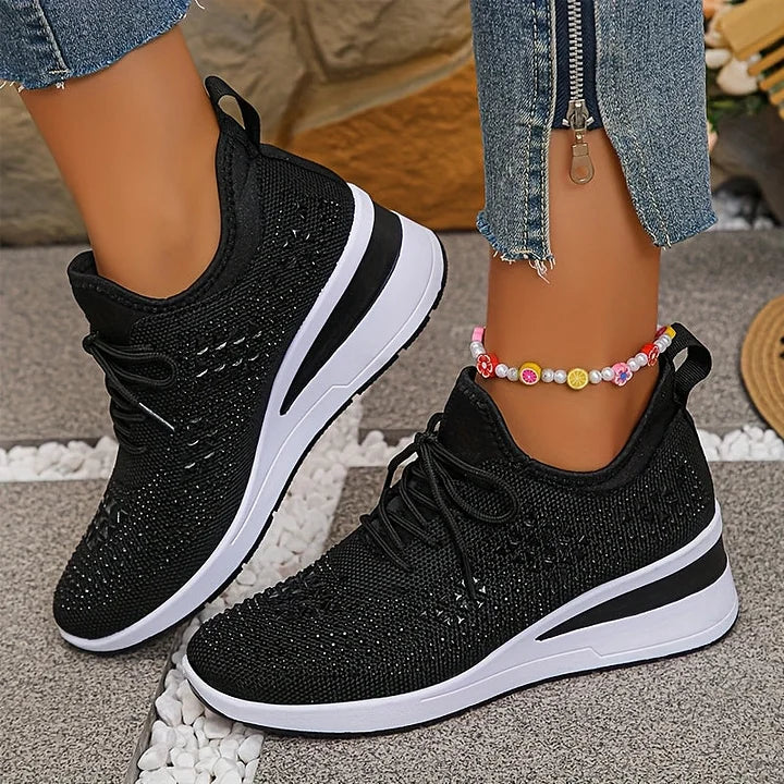 Giselle™ | Orthopedische sneakers met sprankelende strass