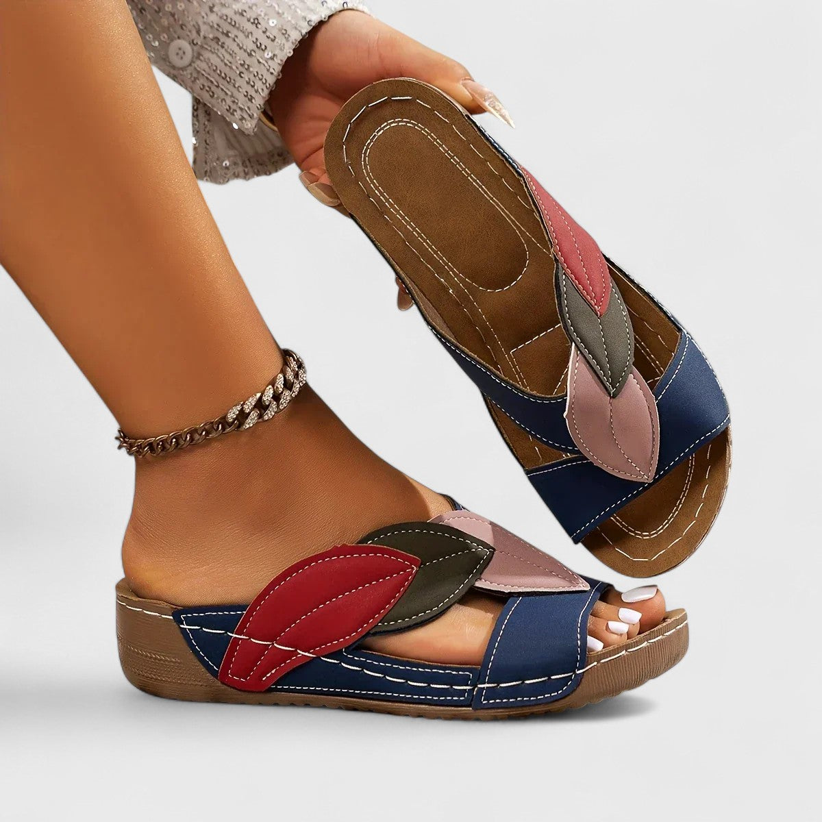 Claudine™ | Instapsandalen met orthopedisch comfort