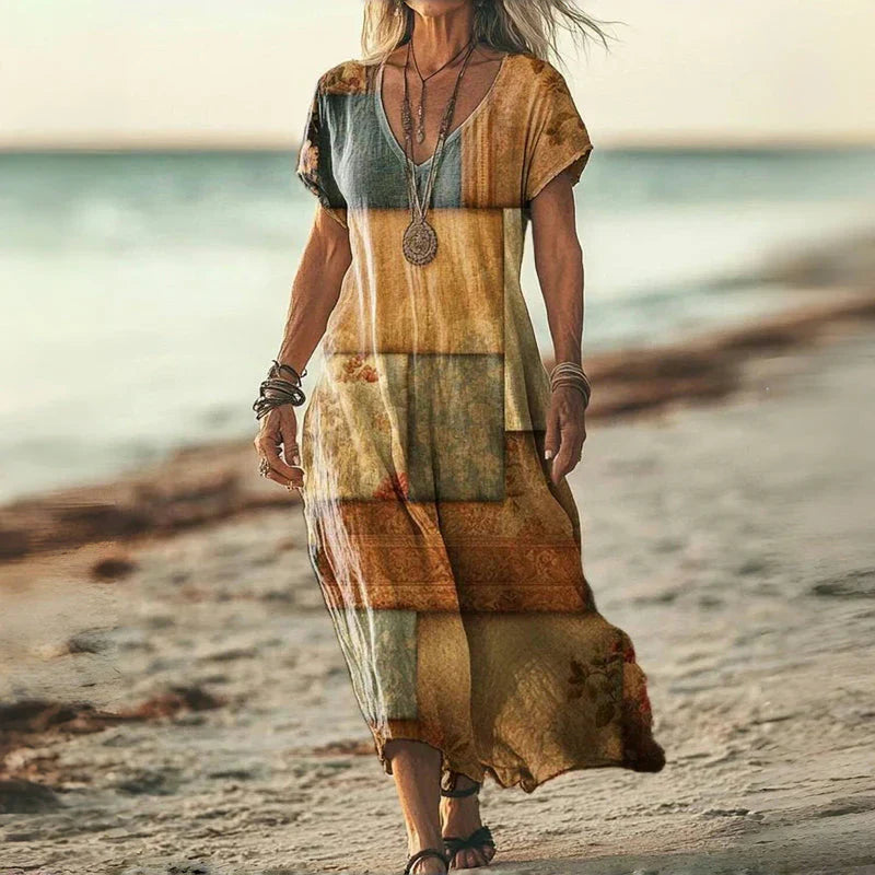 Anouk™ | Jurk met vintage verloop en zomerse touch