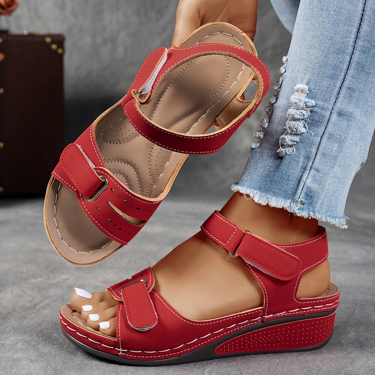 Vera™ | Orthopedische sandalen met sleehak