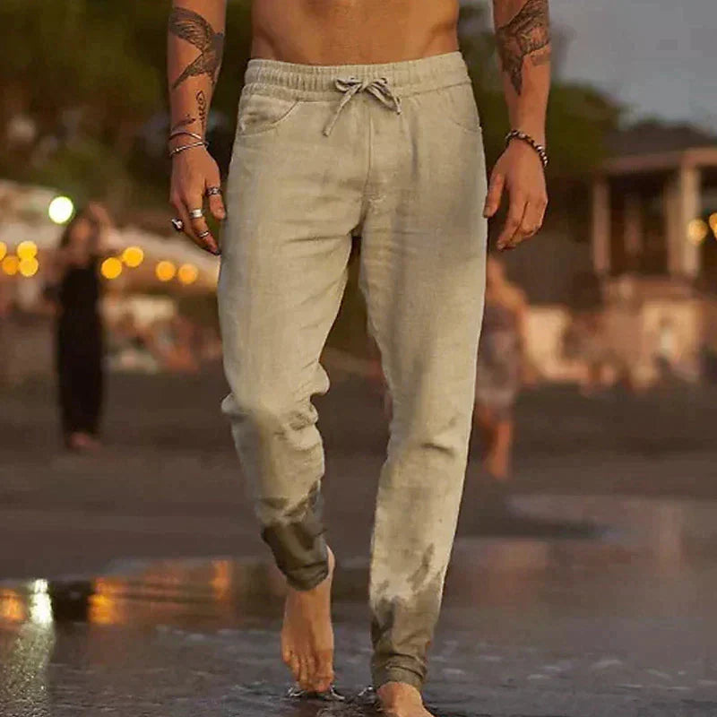 Virgil™ | Linnen strandbroek