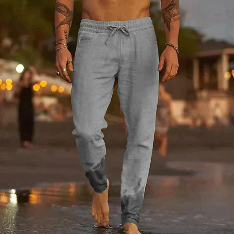 Virgil™ | Linnen strandbroek