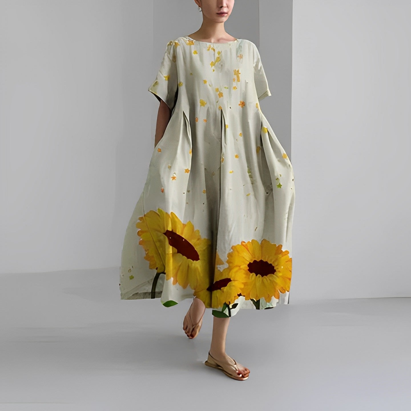 Amelia™ | Bohemien bloemenjurk