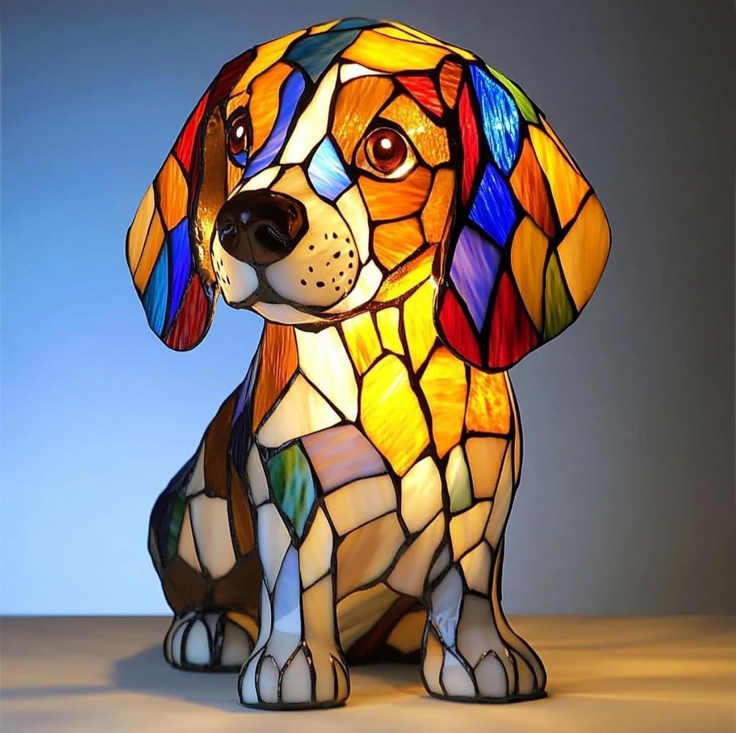 Piro – Magische doggenglazen muurlamp