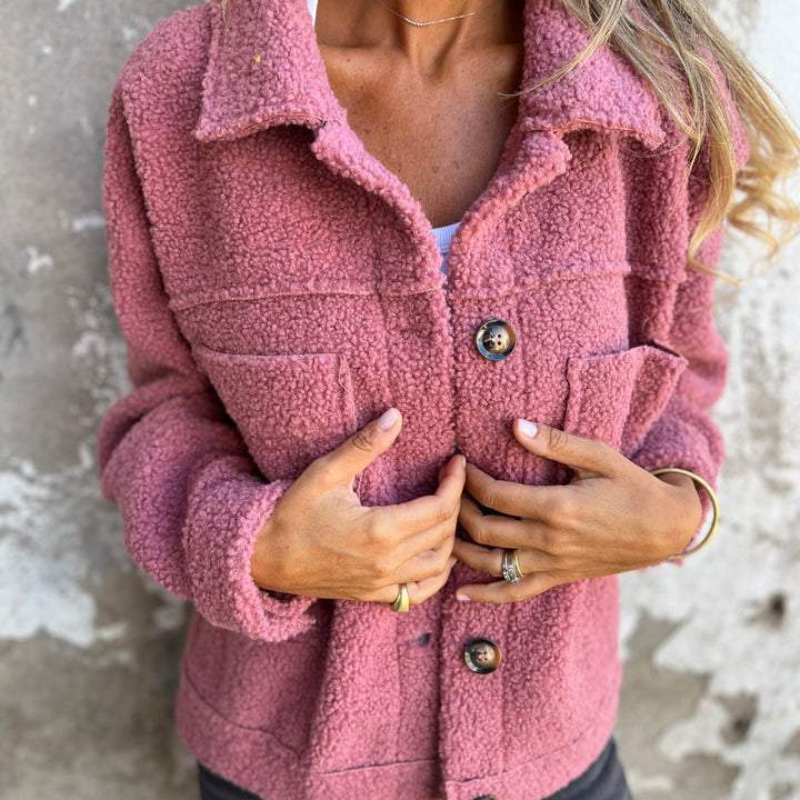 Annie™ | Trendy jas met zachte stof