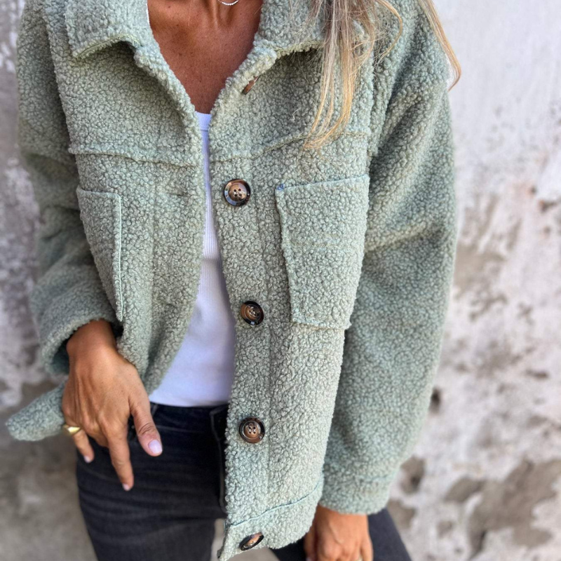 Annie™ | Trendy jas met zachte stof