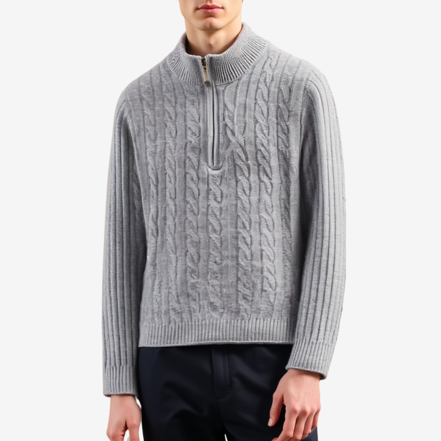Koen™ | Premium Gebreide Quarter-Zip Trui