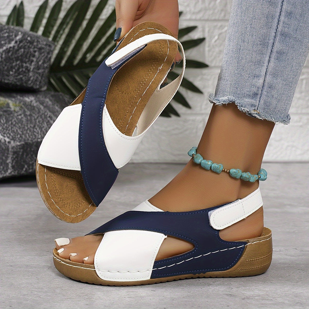 Orthopro™ | orthopedische sandalen van veganistisch leer