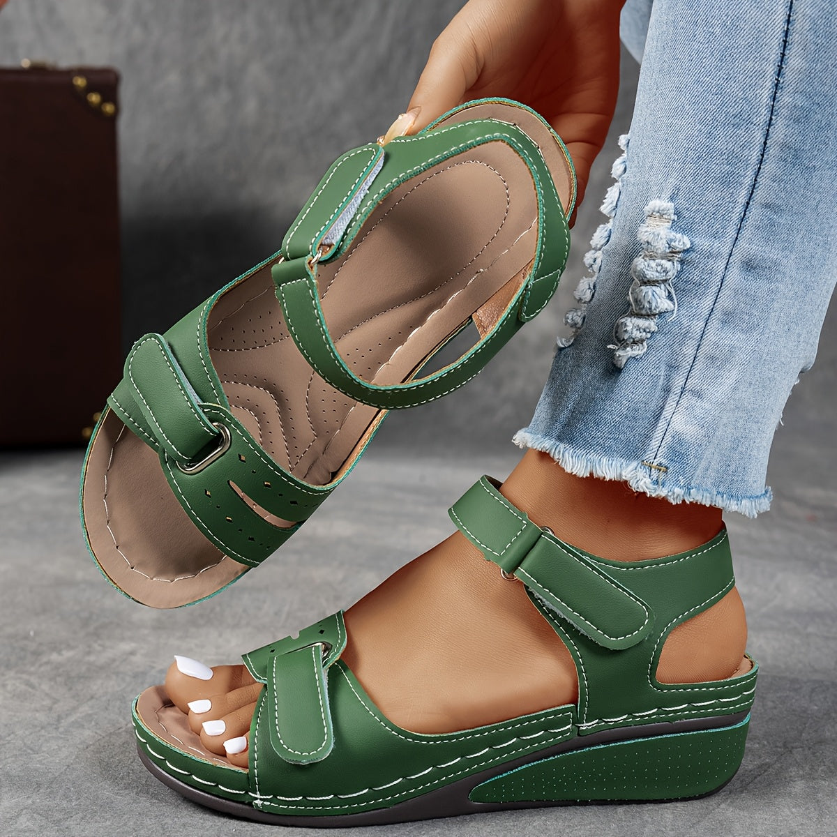 Vera™ | Orthopedische sandalen met sleehak
