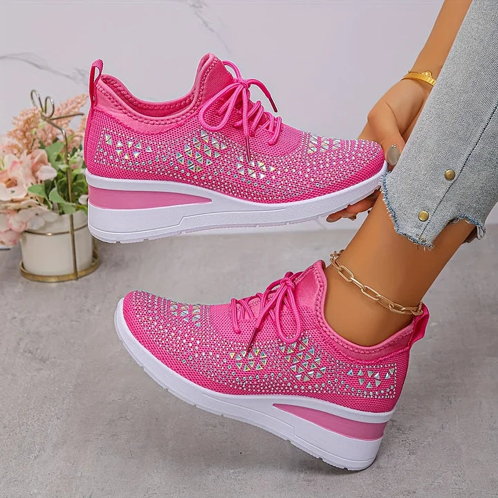 Giselle™ | Orthopedische sneakers met sprankelende strass