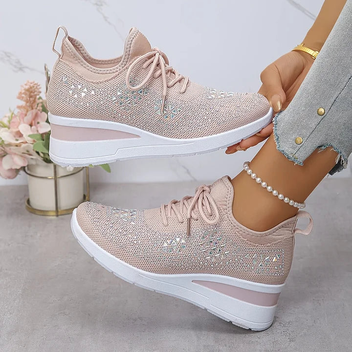 Giselle™ | Orthopedische sneakers met sprankelende strass