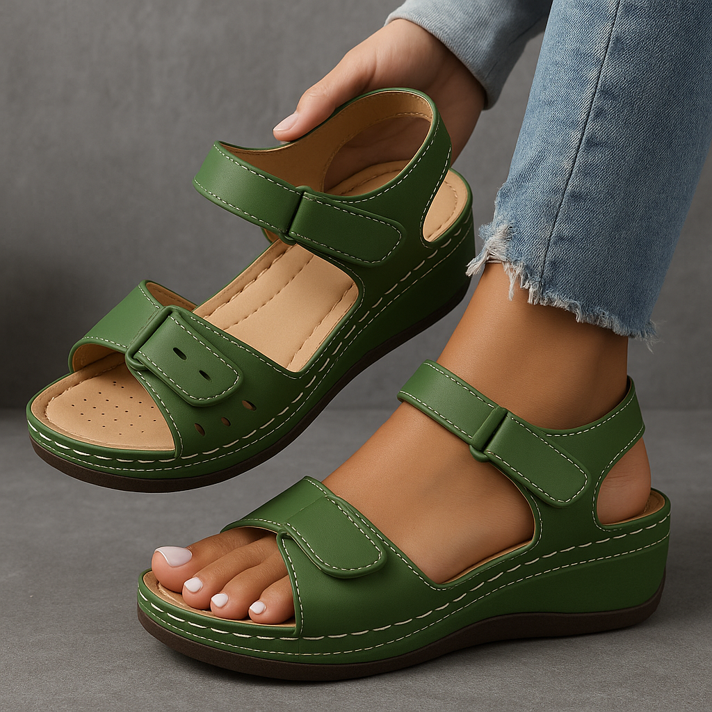 Vera™ | Orthopedische sandalen met sleehak