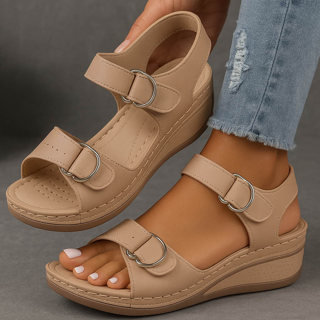 Vera™ | Orthopedische sandalen met sleehak