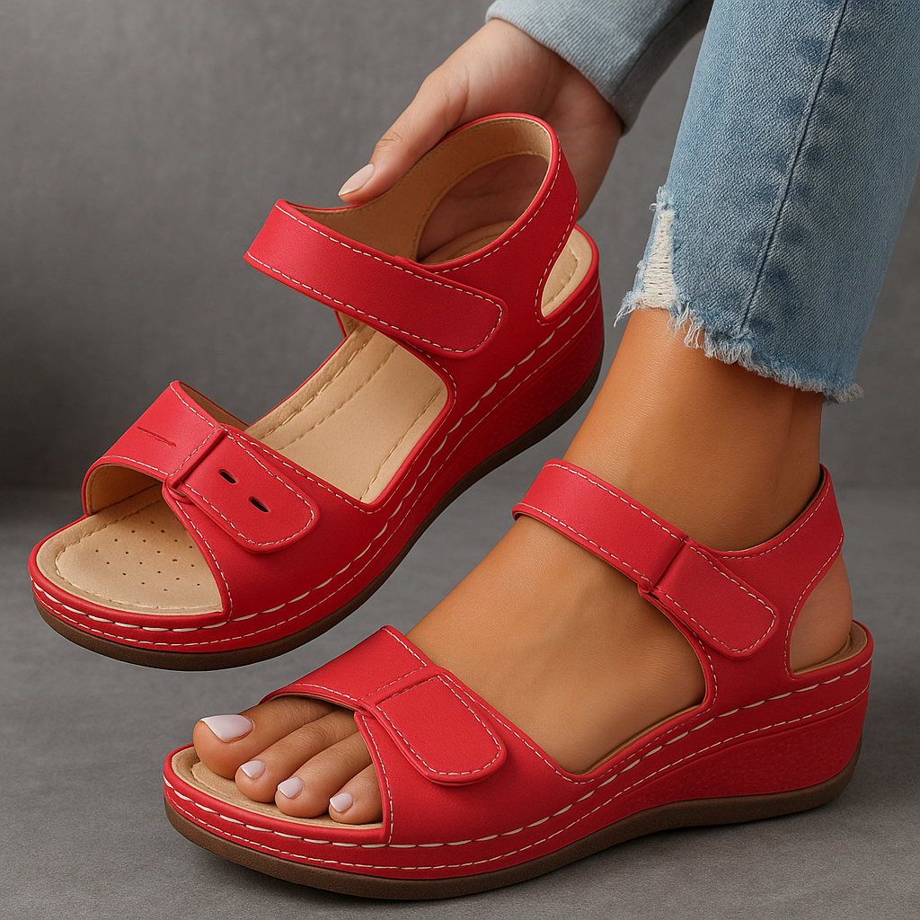Vera™ | Orthopedische sandalen met sleehak